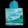 Poncho - Vaiana - Cape de bain à capuche - 100% coton - Taille unique - Couleur bleu