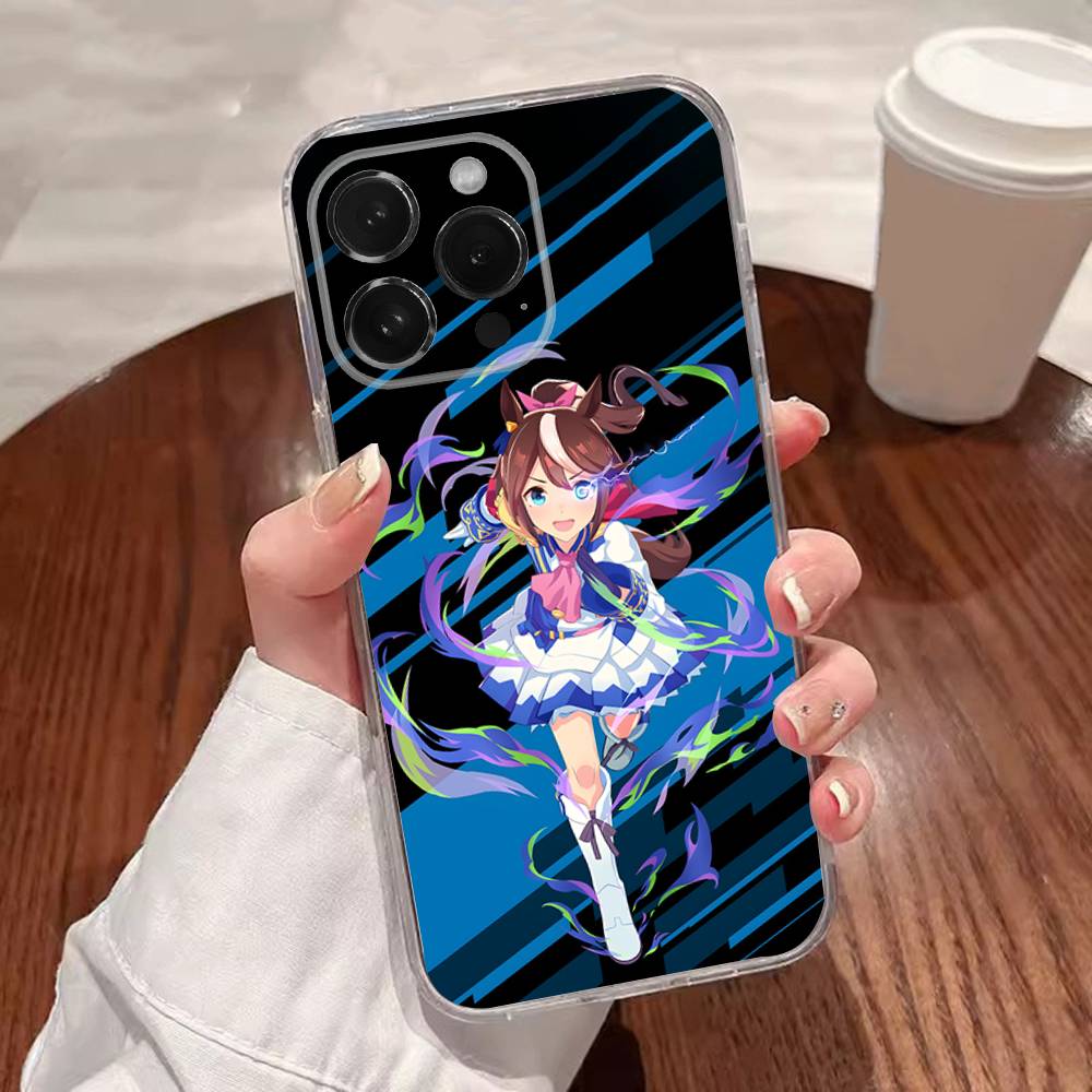 

Uma Musume Pretty Derby Phone Case For iPhone 17,16,15,14,13,12,11 Plus,Pro,Max,XR,XS,Plus,E,SE4,Mini Transparent Cover iPhone17promax