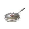 304 Stainless Steel Non-stick Titanium Frying Pan for Steak, Eggs & More