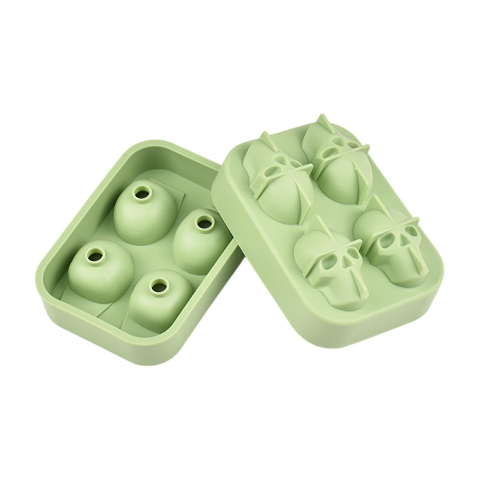 

Silicone Ice Ball Mold Household Food Grade Ice Tray Homemade One Size зелений