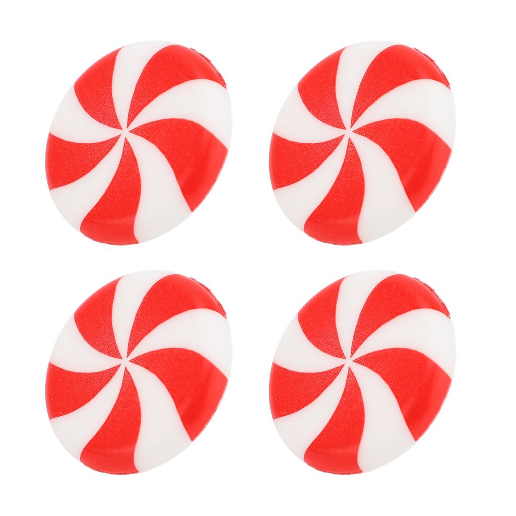 12 stk Skapknott Dekor Silikon Godteri Dekorasjon Trekkhåndtak Knott for Høytid