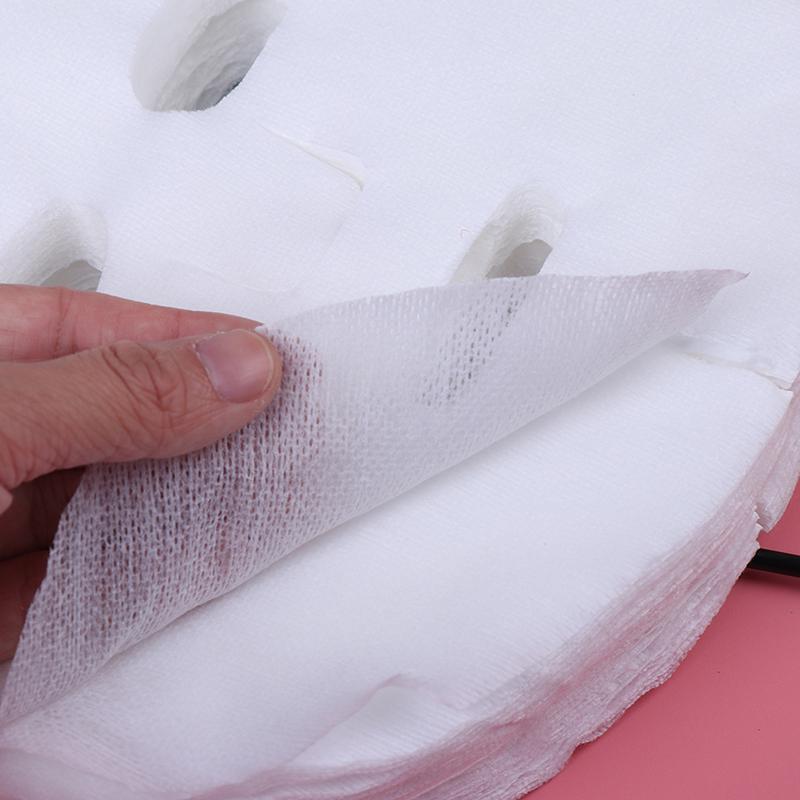 100pc Portable Non-Woven Fabric DIY Facial Masque Sheet General  Face Mask Paper Disposable Cotton