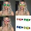 Steampunk Rivets Gothic Goggles Fluorescent Color Adjustable Fit Plastic Eyewear For Cosplay Costume Accessories