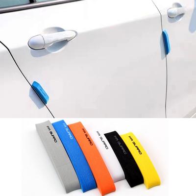 2023 4Pcs Auto Tür Schutz Schutz Streifen Scratch Protector Auto Gummi Stoßstange Aufkleber Auto Tür Rand Schutz Auto