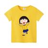 Summer cartoon printed men's and women's clothing T-shirt bottom round neck loose comfortable short sleeved casual versatile