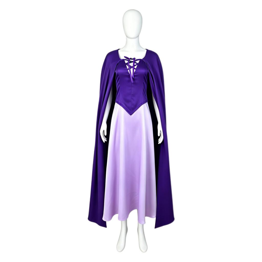 The Little Mermaid Vanessa Costume With Cape For Cosplay And Halloween Parties