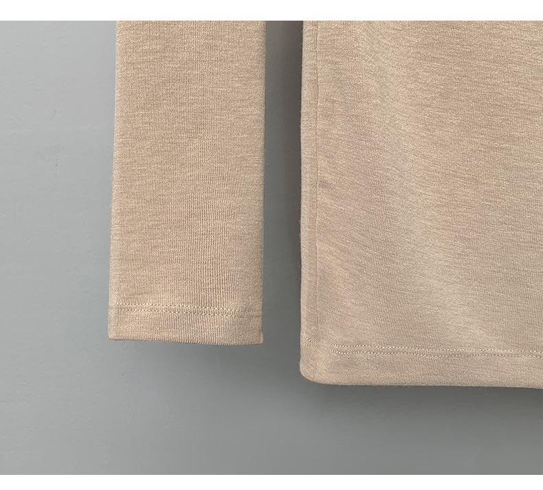 Korean Off-Shoulder Slim Fit Long-Sleeve T-shirt for Women