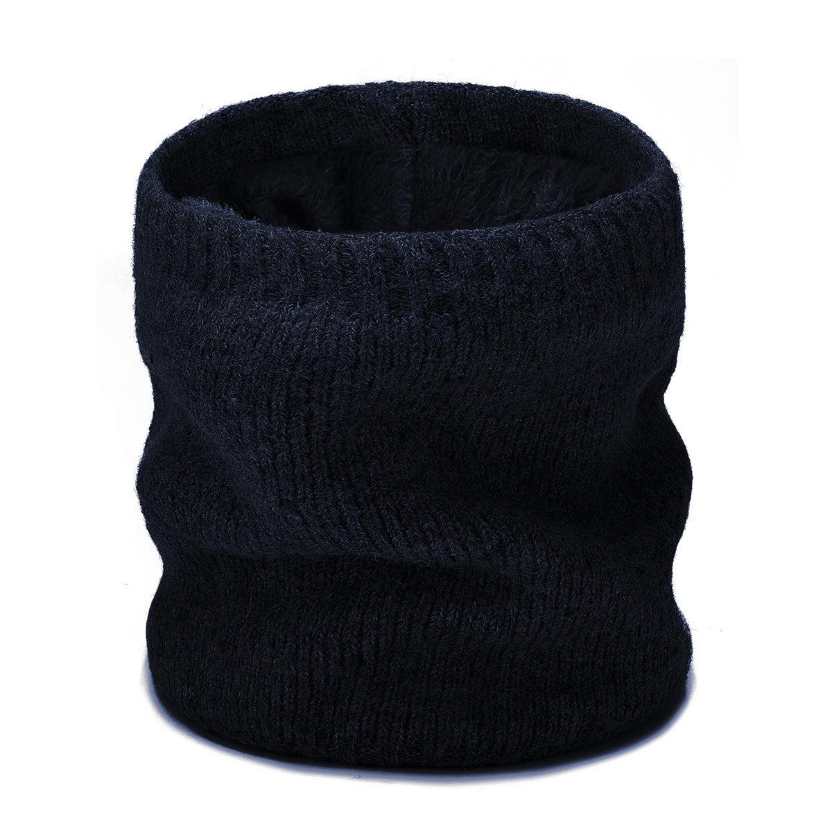 

Winter Neck Warmer Fleece Lined Thick Insulated Scarf/Soft Knitted Neckwear Thermal Protection for Outdoor