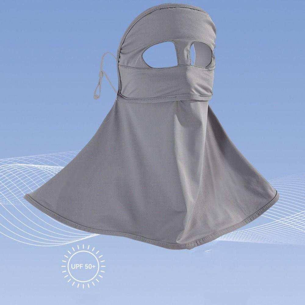 Sun Proof Women Summer Sunscreen Mask Face Cover UV Protection Neck Gaiter  Travel
