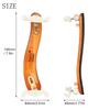 Solid Wood Classical Style Violin Shoulder Rest for 4/4 3/4 Violin with Thickened Sponge, Height Adjustable Shoulder Rest