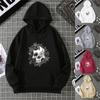 Skull Hoodies Women Streetwear 2026 90s Clothing Sweatshirts Female Fleece Hooded Casual Hoodies Autumn Winter Loose Streetwear