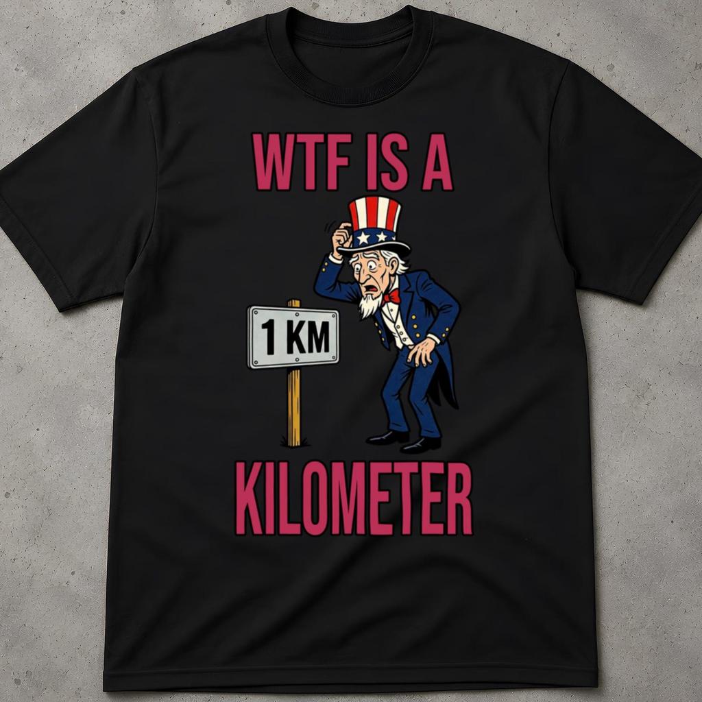 WTF Is A Kilometer Shirt, Inappropriate 4Th Of July Shirts, Funny Offensive Shirts, Sarcastic Shirt Funny Weirdcore, Gen Z Humor Shirt