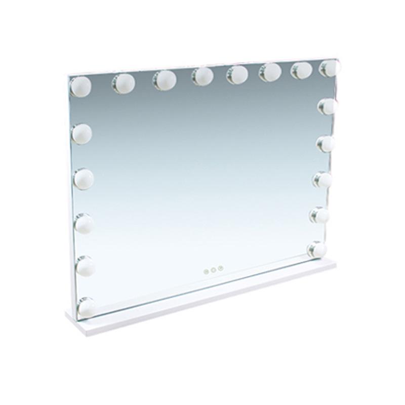 Large Smart HD LED Makeup Mirror with Rechargeable Fill Light