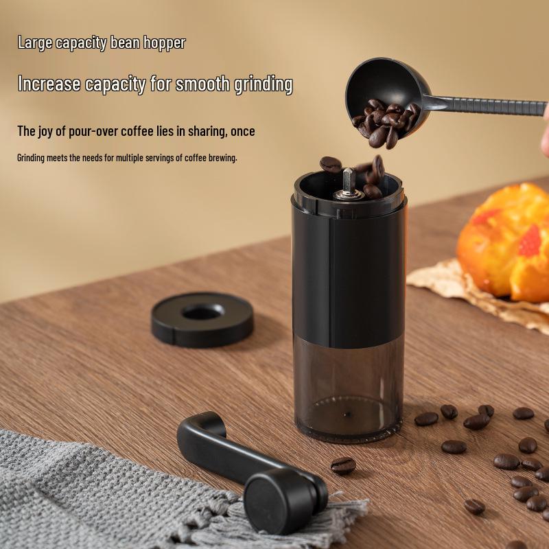 Premium Hand-Crank Portable Coffee Grinder with Adjustable Coarseness