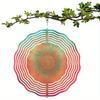 10 Inch Hanging Wind Spinner with 360 Degree Rotating Hook Dynamic Artistic Design for Garden Balcony Decor Elegant Gift Idea