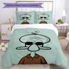 3pcs SpongeBob Bedding Set Duvet Cover Closure Includes 1 Duvet Cover & 2 Pillowcases, Soft and Comfortable for All Seasons.