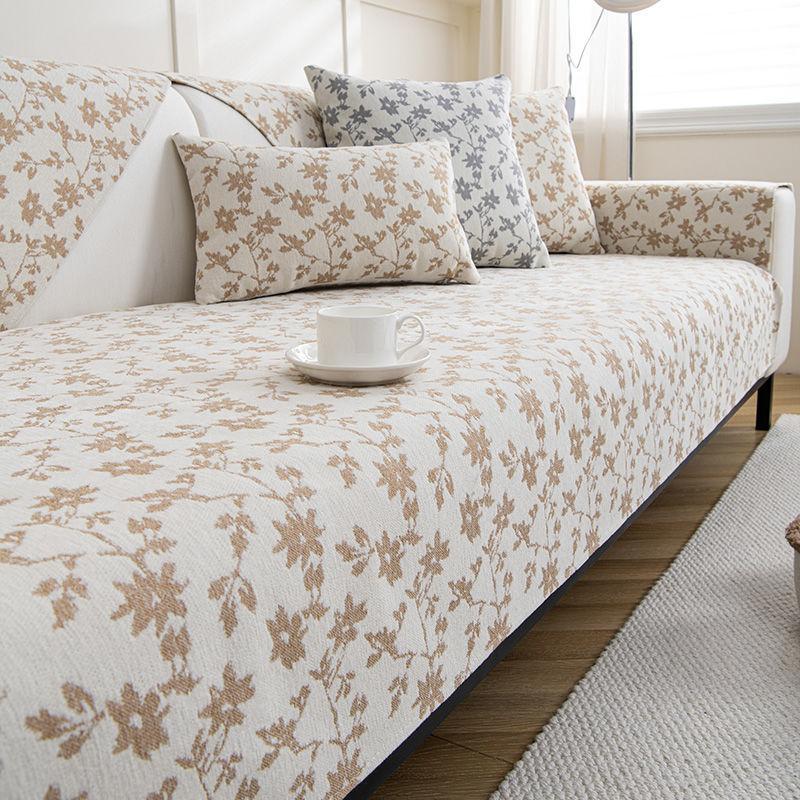 

Подушка для дивана из шенилла во французском стиле, универсальный противоскользящий чехол для дивана на все четыре сезона, полотенце для дивана American Soft Furnishing 70*70cm