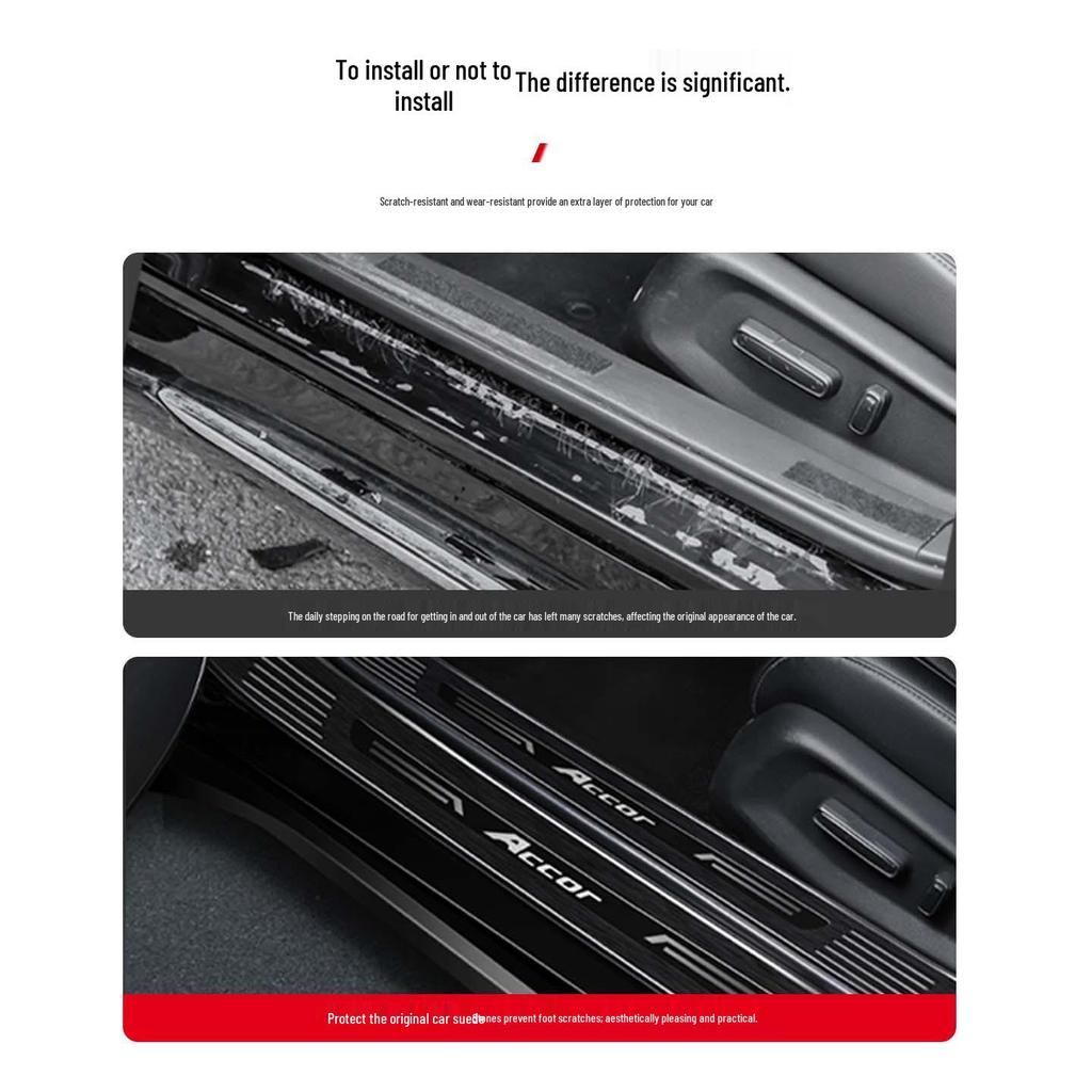 Stainless Steel Door Sill Scuff Plates for Changan Deep Blue S05-S09, L06-L07, SL03 Models