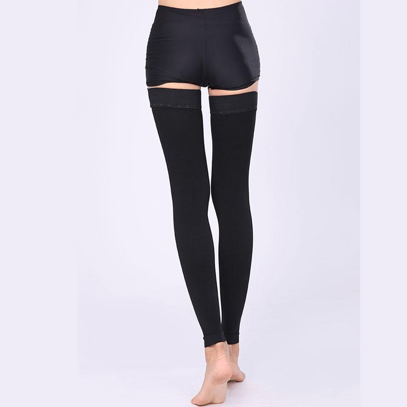 1 Pair Women Men Compression Socks Pressure Level 2 Thigh Stockings Unisex Stress Relief Compression Stockings