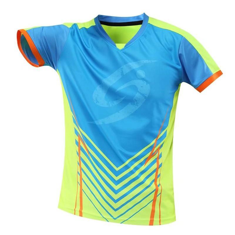 Unisex Short Sleeve Sports Shirt Table Tennis Badminton Training Competition
