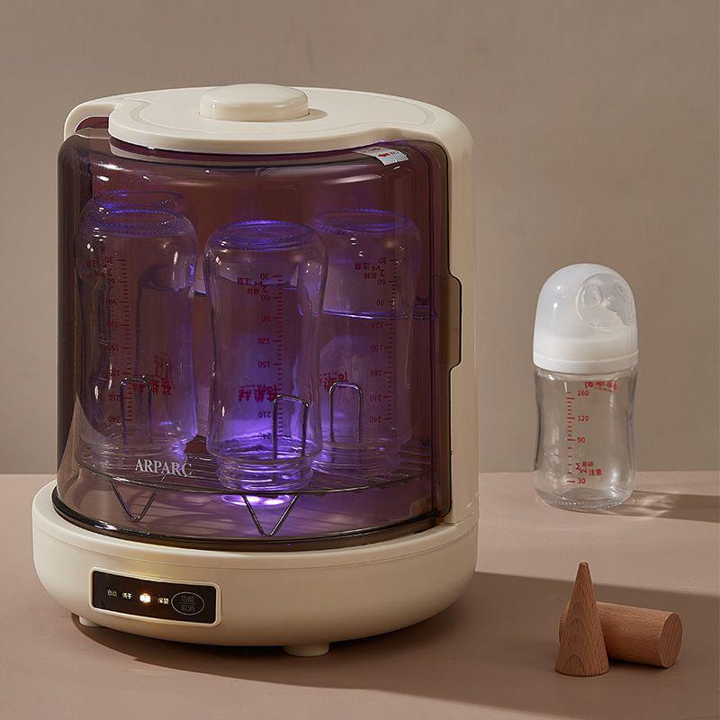 Baby Bottle UV Sterilizer & Dryer - 2-in-1 Storage & Cleaning Cabinet