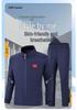 Unisex Autumn Sportswear Set for Students and Coaches: Martial Arts Uniform and Casual Wear.