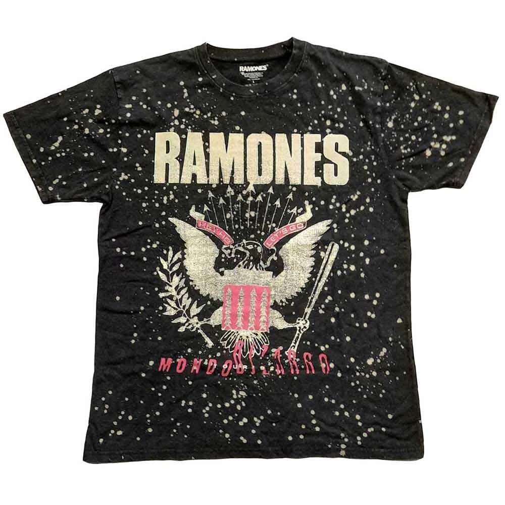 Унисекс футболка Ramones: орел (Коллекция стирки) (XX-Large) 4XL