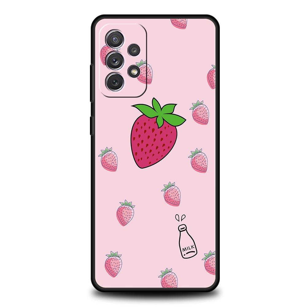 Summer Fruit Watermelon Case for Samsung A57 A37 A51 A71 A21S A17 A15 A25 A41 A23 A33 A53 A73 A07 A03S A05S A13 A35 A55 5G Cover