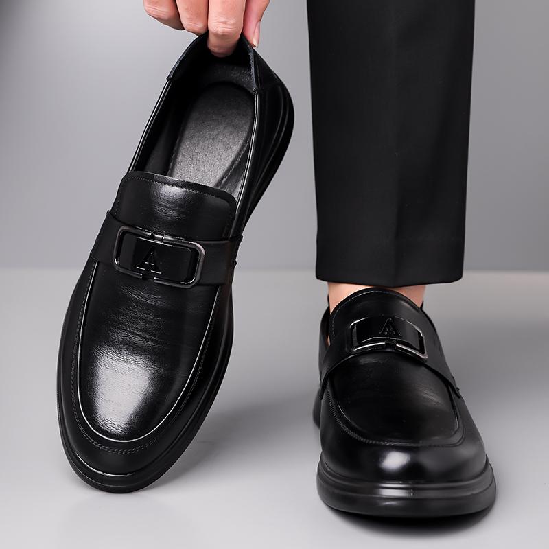 Fashion 2024 New Arrival Fashion Men Business Shoes Italian Handmade Shoes Male Comfortable Leather LoafersSlip-ons Men Casual Footwear