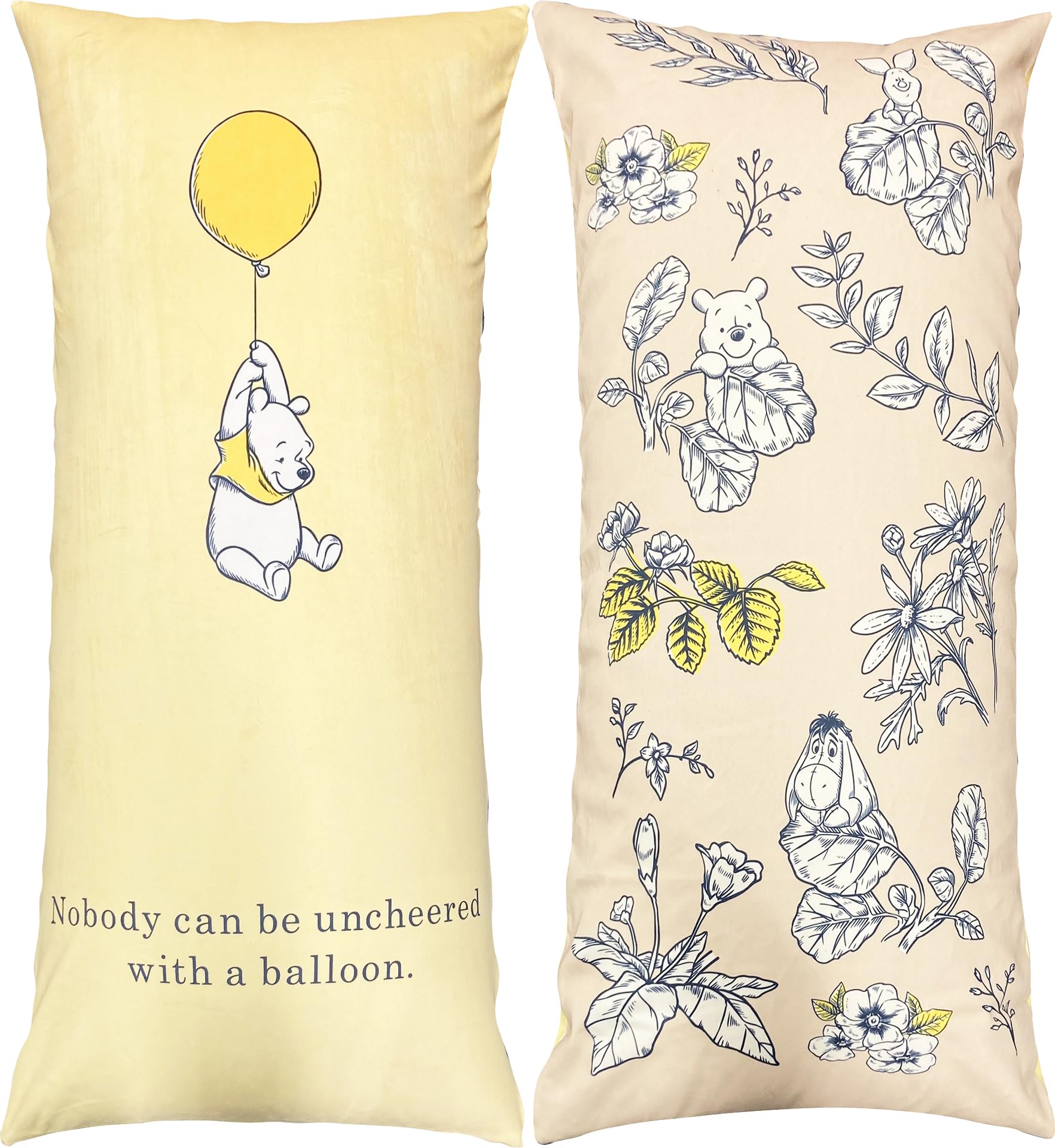 

MORIPiLO Disney Чехол для подушки-бисера Винни-Пух Миди 65x135см Желтый Совместимый с Yogibo Midi Замена Милый и Мягкий Disney Подушки Morishita (Винни