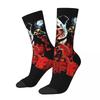 Calcetines de Moda para Hombre Harajuku Payaso Aterrador Terrifier Calcetín Poliéster Película de Terror Medias de Mujer Primavera Verano Otoño Invierno