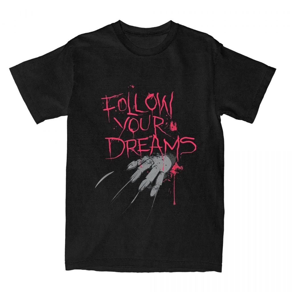Elm Street Nightmare T-Shirt F-Freddy K-Kruger T Shirts Short-Sleeve Streetwear Tops Summer Pure Cotton O-Neck Oversize Tees