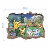 Pikachu Cartoon Kinderzimmer Schlafzimmer Dekor Kinderzimmer Wasserdichte Poster Wandaufkleber Pokemon Go Aufkleber