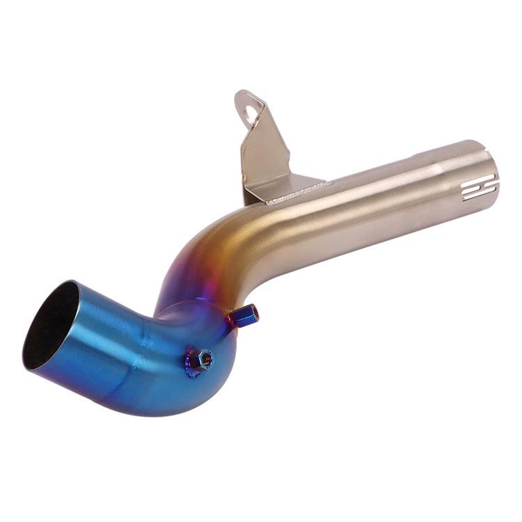 Fits Motorcycle F750GS F850 Adventure 18-21, Titanium Alloy Mid-Section for Reducing Exhaust Back Pressure