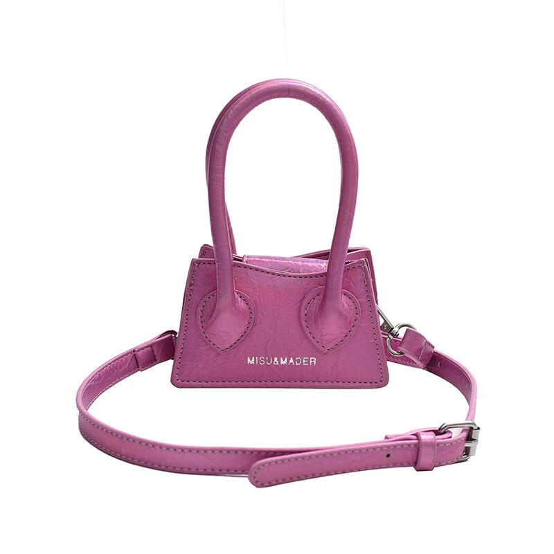 Mini Small Bag 2025 Spring/Summer New Korean Version Fashionable, Simple and Versatile Women's Hand-worn Crossbody Small Square Bag PU