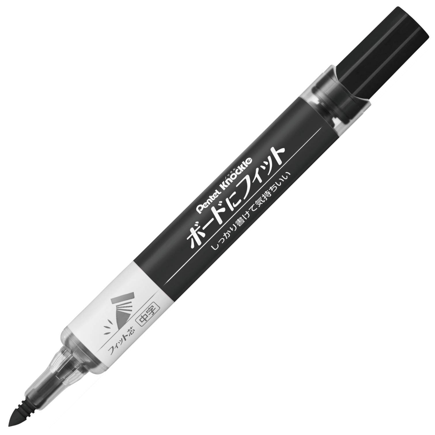 

Pentel Whiteboard Marker Fits Board Fit Core Medium Point Black EMWL5SBF-A