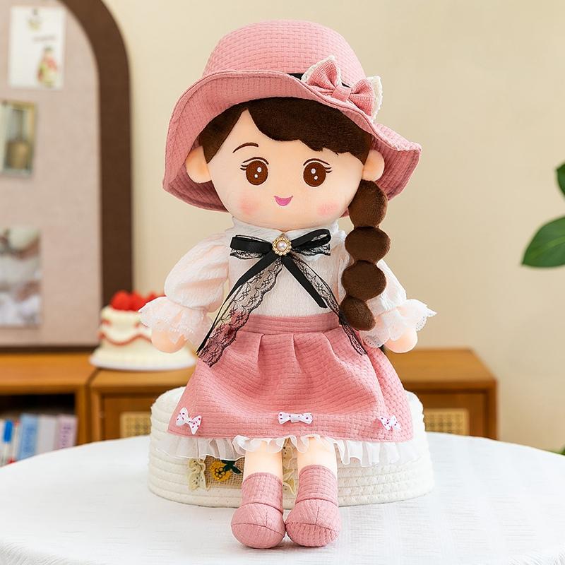 90cm Cute Princess Doll Exquisite Little Fragrant Style Girl Wearing Hat Company Plush Toy Lovely Gifts