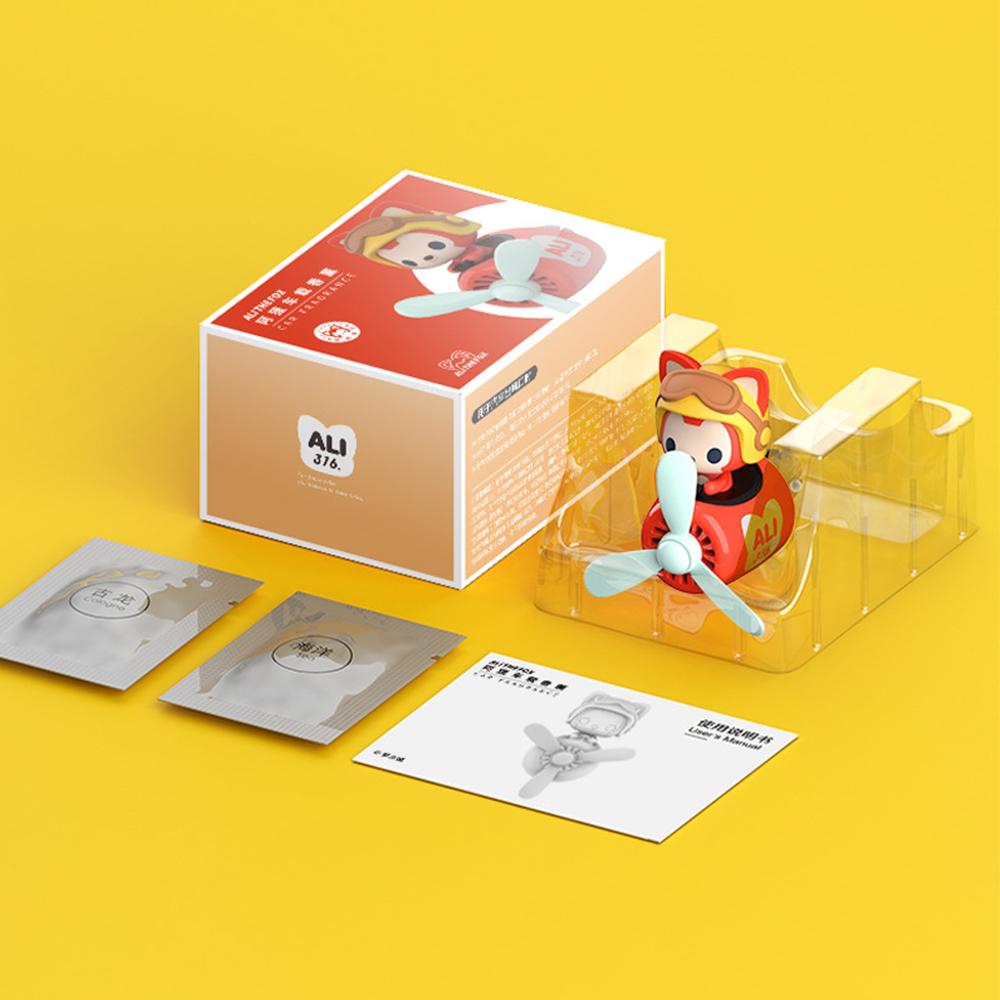 Odświeżacz powietrza do samochodu Niedźwiedź Pilot Akcesoria samochodowe Wewnętrzny dyfuzor do perfum Obrotowy wylot śmigła Zapach magnetyczny Projekt