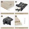 3-in-1 Design Doweling Jig Kit High Precision Woodworking Drilling Locator  Furniture Repair