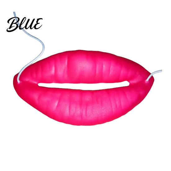 Wedding Game Props Funny Red Lip Face Masque Big Sausage Mouth Cosplay Prop Flexible Vinyl Ornament Novelty Prank Lips Gag Toy for Halloween