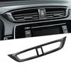 Carbon Fiber Center Air Vent Outlet Cover Trim For Honda CR-V CRV 2017-