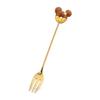 High Quality Party Gift Stainless Steel Doughnut Fork Spoon Ice Cream Coffee Stirring Spoon Dinner Teaspoon Cartoon Cutlery
