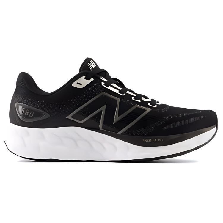 New New Balance Fresh Foam 680v8 Black Light Gold Metallic Black Metallic Women's
