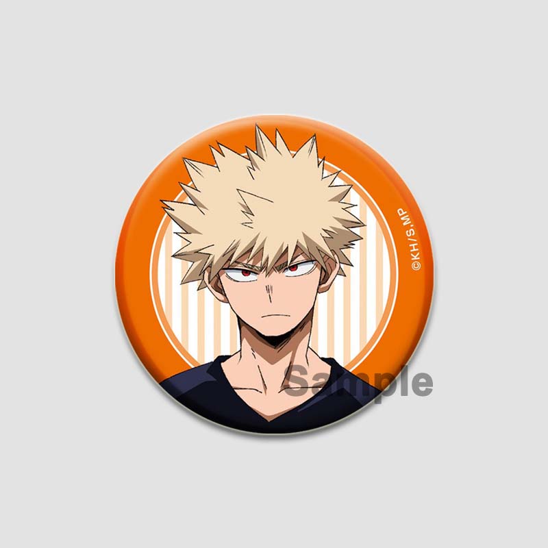 

32/44/58MM Аниме Персонаж Всемогущий Мидория Изуку Тодороки Шото Бакугоу Кацуки Милый Мультяшный Значок Ручной Работы Оловянные Броши Подарки 58mm