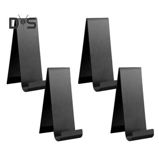 

4 шт. Металлический держатель для брошюр, настольный, флаер, буклет, вертикальный стенд для брошюр, органайзер для буклетов, журналов, меню, журналов 4pcs чёрный