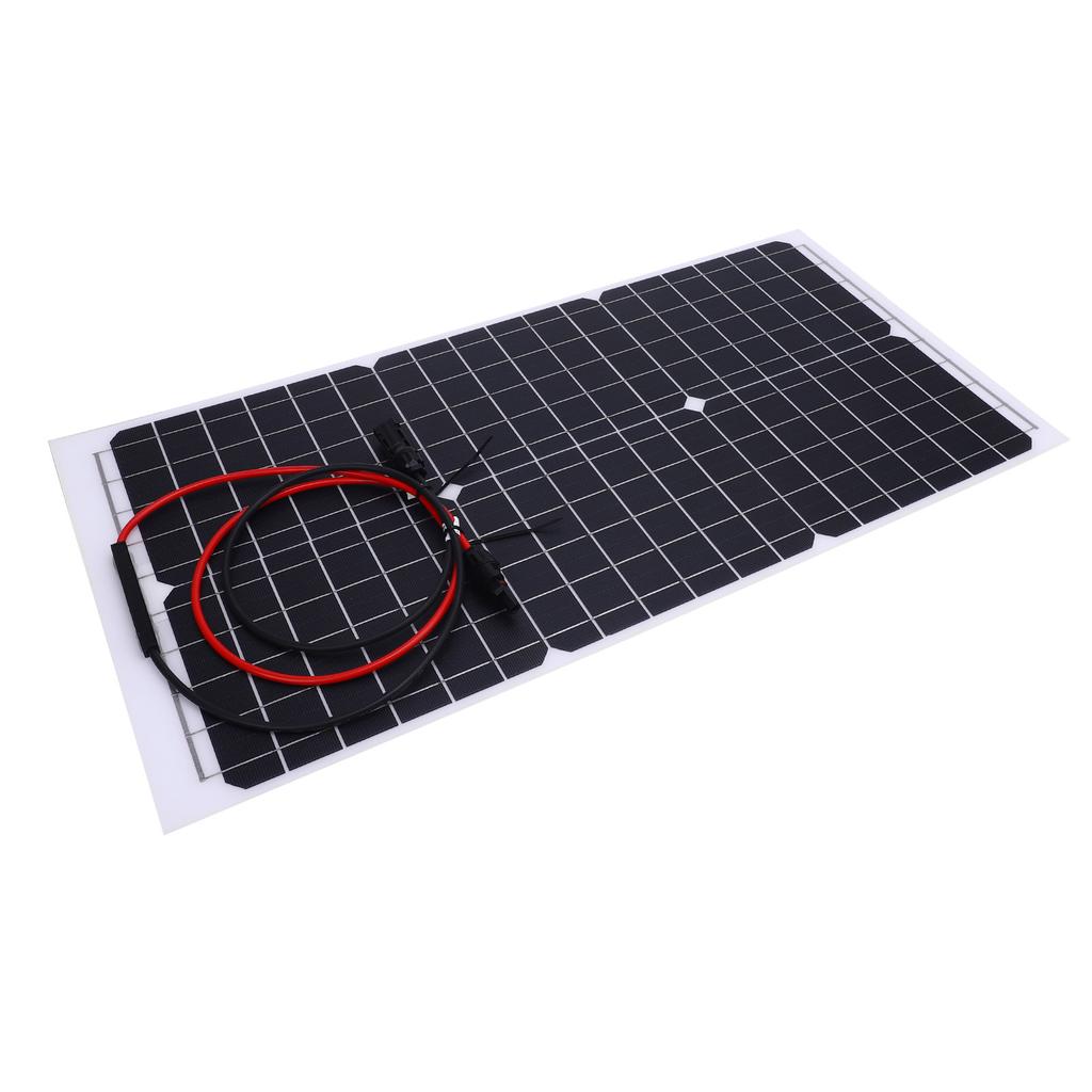 Solar Panel 30W 18V Semi Flexible IP65 Water Proof Monocrystalline Silicon Solar Panel for Camping