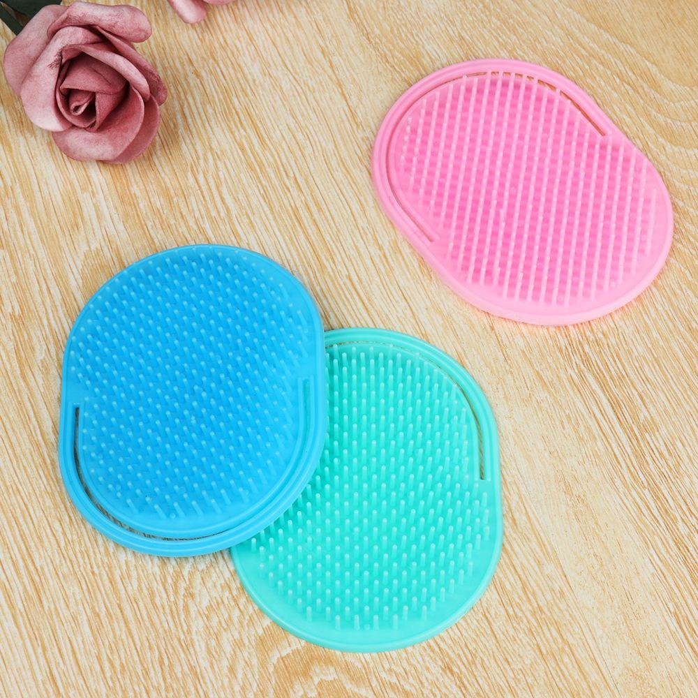 Men Mustache Palm  Scalp Massage Shampoo Comb Beard Brush Styling Tool Pocket Hair Comb