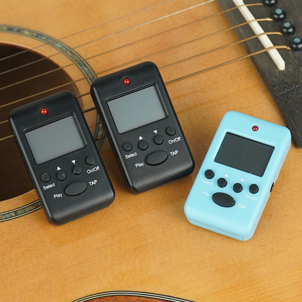 LCD Digital Metronome Mini Electronic Metronome Digital Beat Tempos for Guitar Piano Violin Drum and Musical Instruments