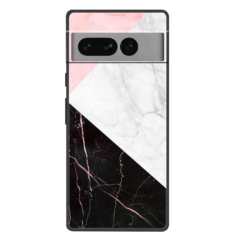 For Google Pixel 7 Pro Case Soft Black Silicone Bumper Butterfly Phone Cover for Googe Pixel7 7Pro Pixel7Pro Cases Fundas Coque
