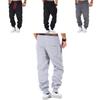 Men's Cotton Blend Jogger Sweatpants With Elastic Waist And Adjustable Drawstring